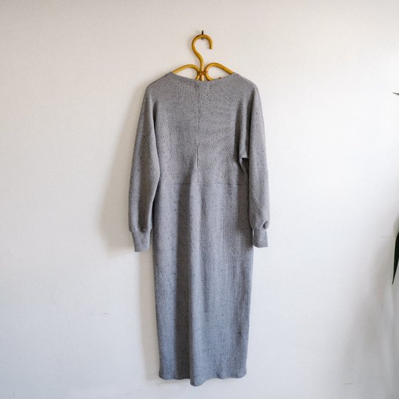 Treasure and Bond Gray Ribbed Dress - Picture 3 of 3